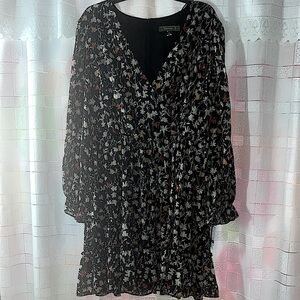 Melonie Chiffon Long Sleeves Dress